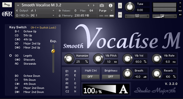 Smooth Vocalise M